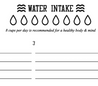 Awakening Toolkit - Self Mastery & Meditation Journal (Digital Version) - water intake tracker