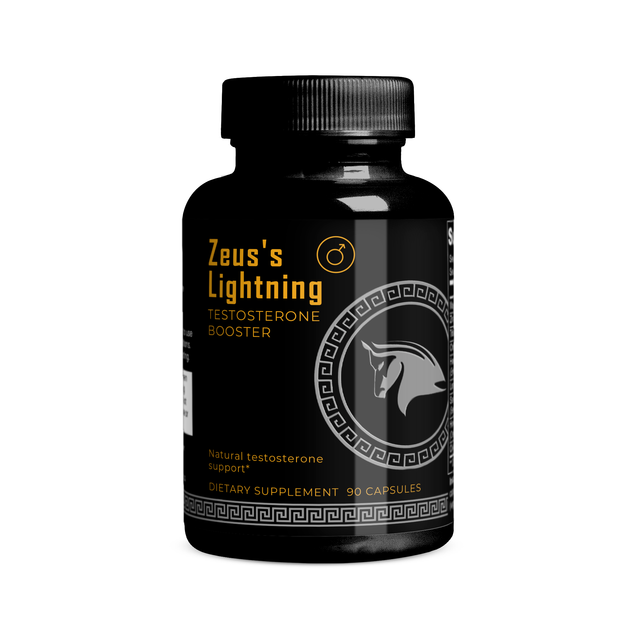Zeus's Lightning (Natural Testosterone Booster) bottle